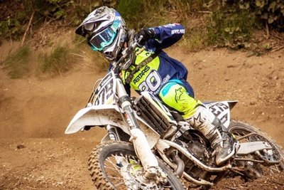 Motocrossfahrer Lion Greve in Action