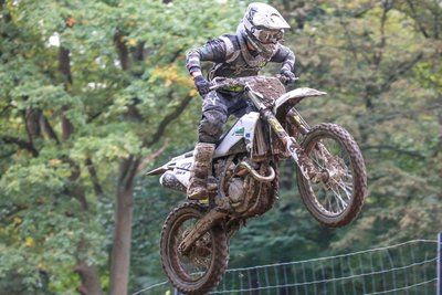 Motocrossfahrer Lion Greve in Action