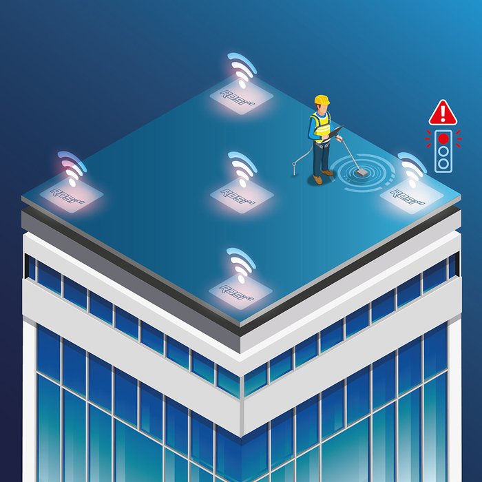 Digitale Dichtigkeitsprüfung Ihres Flachdachs mit dem NIS Monitoring System R.O.S.I. Proof