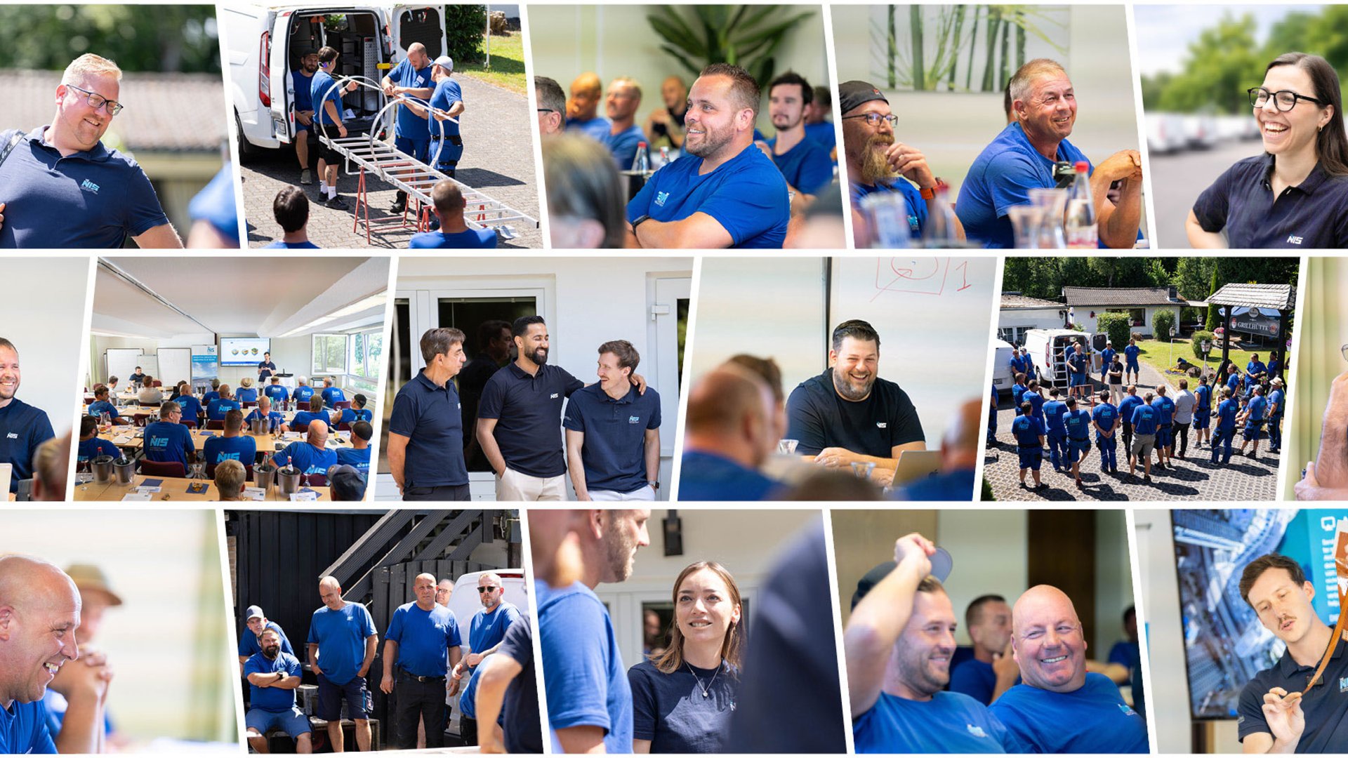 Einige Impressionen vom NIS-Team